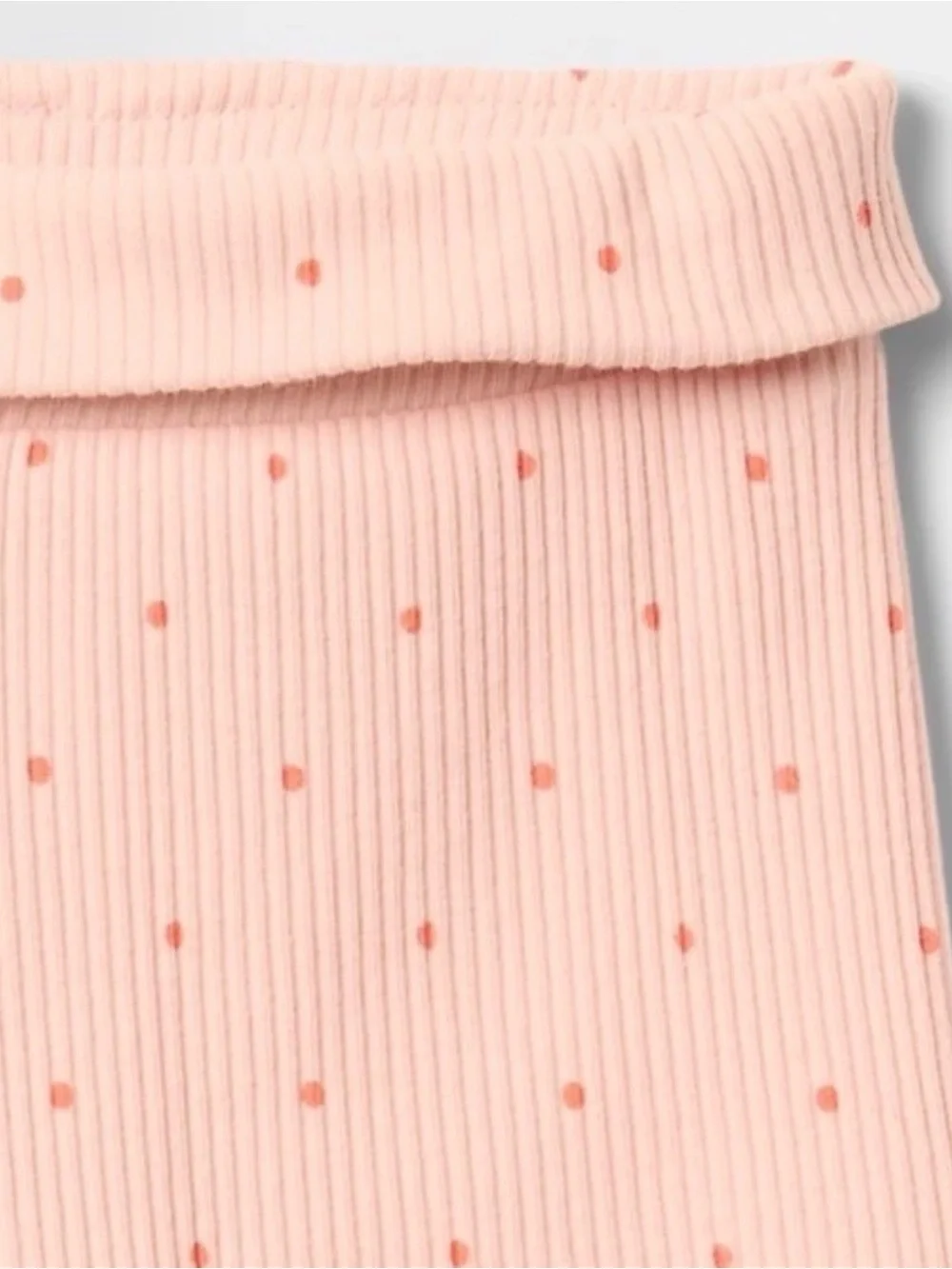 Baby Gap Grow-With-Me Tiny Rib Outfit Set Pink Heart - 6-12 Months